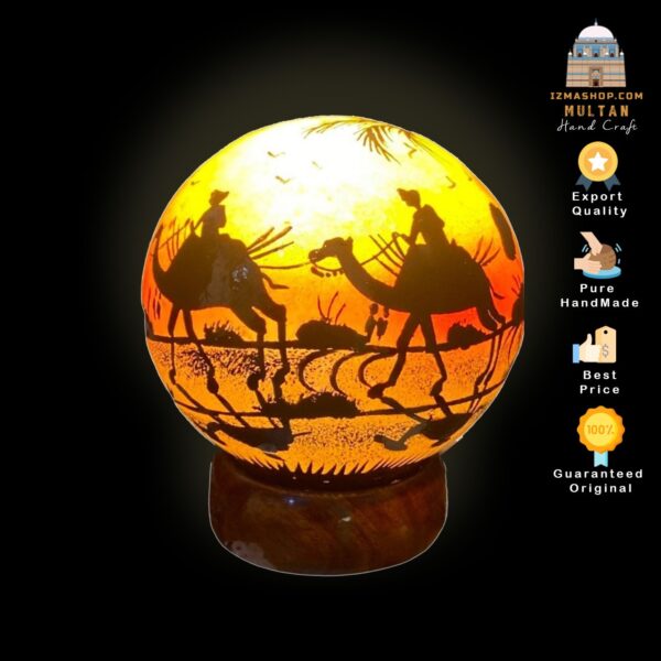 desert globe lamp