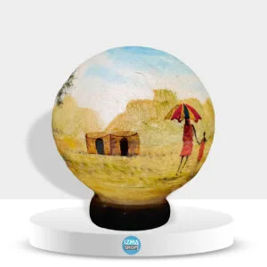 Light Globe Types Lamp Handmade Village Artwork Camel Skin